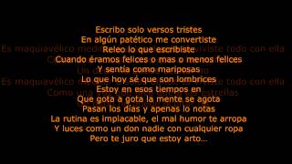 Maquiavelico Canserbero Letra [upl. by Sil]