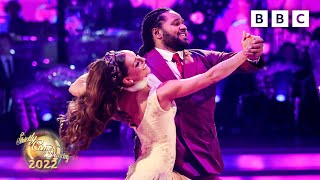 Hamza Yassin amp Jowita Przystał Waltz to What The World Needs Now ✨ BBC Strictly 2022 [upl. by Gilemette]