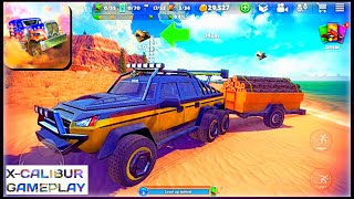 Off Road 4×4 Driving Simulator🔥 Construct Tractors🚜 Off The Road Gameplay 💥 [upl. by Griffis]