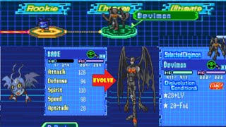 Evolving Demidevimon Turn into Devimon  Digimon World DS Walkthrough [upl. by Petigny443]