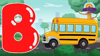 Letter B  Learn the alphabet B abcdefghijklmnopqrstuvwxyz kidslearningchannel [upl. by Mintun259]