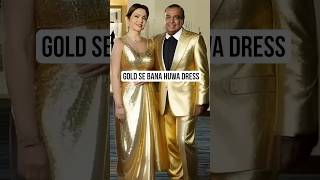 Neeta Ambani amp Mukesh Ambani Pure Gold Dress 🤯 shorts [upl. by Sabec]