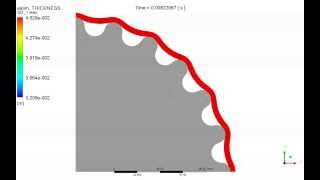 ANSYS Polyflow  Rubber Curing Vulcanization [upl. by Ayekin918]