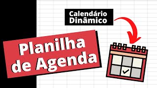 Planilha de Agenda – Calendário Dinâmico [upl. by Didi112]