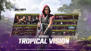 Call of Duty® Mobile  Season 5 Tropical Vision  Battle Pass Trailer [upl. by Orsino]