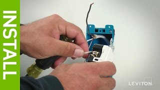 Leviton Presents How to Wire a Device Using the External Back Wire Method [upl. by Ludmilla866]