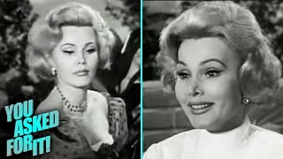 Zsa Zsa Gabor A Woman of Glam amp Sportsmanship  You Asked For It [upl. by Kcirdahs]