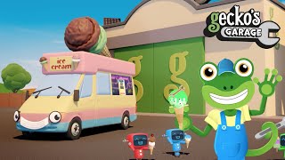 Ice Cream Van For Kids  Vicky The Ice Cream Truck  Geckos Garage  Learn Colors For Toddlers [upl. by Lennod]