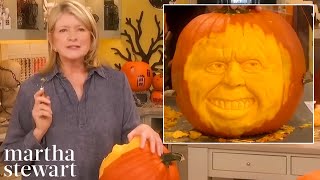 How to Carve Incredible Pumpkin Faces  Martha Stewart [upl. by Noemi]