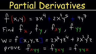 Partial Derivatives  Multivariable Calculus [upl. by Venice681]