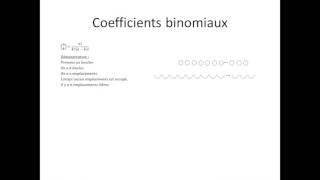 Loi binomiale partie 2  Coefficients binomiaux [upl. by Jandy]