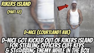 Rikers Island DNice Got Kicked Out Of Rikers For Stealing Cuff 🔑s amp 🔪ing Enemy WHILE IN THE BOX [upl. by Ettelracs]