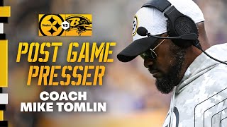 Coach Mike Tomlin Postgame Press Conference Week 11 vs Ravens  Pittsburgh Steelers [upl. by Nagud]