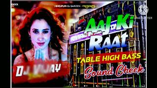 DJ SARZEN SONG  aaj ki raat power cheek dj st official song 💯💯 2024 [upl. by Ulane]