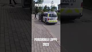 POLIISIT PYSÄYTTÄÄ  PERUSKOULU LOPPU 2023 finland hvk ssvracing police [upl. by Notliw]