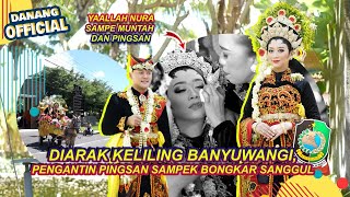 Pakai Baju Pengantin ADAT MUPUS BRAEN Danang Nura dibilang raja dan ratu Banyuwangi [upl. by Linson]