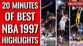 20 minutes of NBA 1997 highlights in HD [upl. by Hamilah]