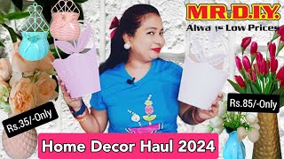 Home Decor Haul Latest Home Decor Haul 2024  MrDIY Home Decor Haul Starts Rs35 OnlyHome decor [upl. by Aiekam]