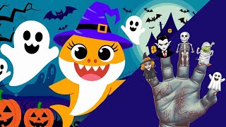 Halloween Baby Shark amp Family Finger Compilation 🎃  Fun Halloween Songs for Kids [upl. by Ijneb39]