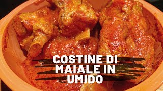 Deliziose Costine di Maiale in Umido Condite con Passata di Pomodoro  La Cucina di Maria [upl. by Zaneski]