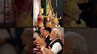 PM Modi witnesses Phra lak Phra Ram performance in Laos  shorts [upl. by Buyer]