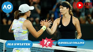 WTA LIVE IGA SWIATEK VS DANIELLE COLLINS AUSTRALIAN OPEN 2024 TENNIS PREVIEW STREAM [upl. by Marashio]