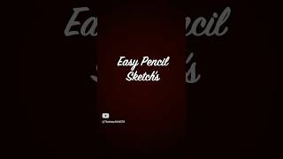 Easy Pencil Sketch Ideas  pencildrawing shorts [upl. by Mellitz]