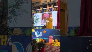 Mahamandleshwar Swami Shantanand Ji Maharaj on 39th Annual Function Of Swami Sant Dass Public School [upl. by Llorre]