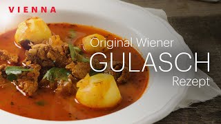 Wiener Saftgulasch Rezept  Vienna Foodtrip [upl. by Nudnarb]