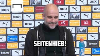 Guardiola verpasst Mourinho einen Seitenhieb [upl. by Azer]