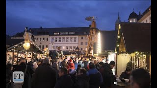 Annaberger Weihnachtsmarkt ist eröffnet  die Pyramide läuft [upl. by Ecirahc777]