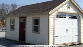 Heritage Garage 12x20 by Fox Country Sheds [upl. by Hanavas]