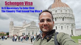 Schengen Visa  Is It Necessary To First Enter The Country That Issued You Visa Entry Rules [upl. by Norb]