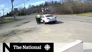 Video shows NS shooting suspect shortly before he was caught [upl. by Gleda885]