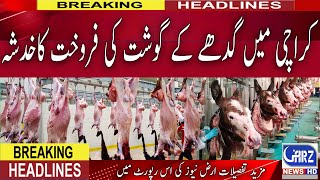 🔍 Donkey Meat in Karachi  Exclusive Footage  Exposed by Arz News Digital and Team [upl. by Llehsal]