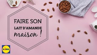 Faire son lait damande maison [upl. by Analeh]