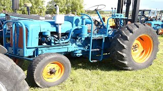 Fordson Major E1A Forklift at the 2024 Edendale Vintage Machinery Club Crank Up [upl. by Suixela518]