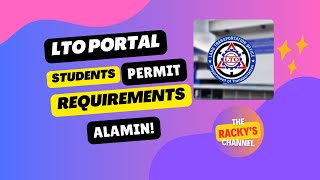 LTO PORTAL REQUIREMENTS FOR STUDENT PERMIT [upl. by Nnaitak783]