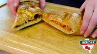 Ham amp Cheese Calzone  Sarpinos Pizzeria Video [upl. by Annair857]