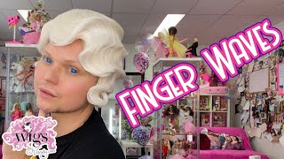 How to do Finger Waveswith a Bubble Cut [upl. by Ellicec]