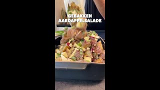 Gebakken Aardappelsalade  lekker voor bij de BBQ of als maaltijd 😍 [upl. by Serg]