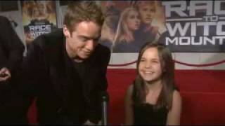 Bailee Madison amp Brando Eaton  quotRace to Witch Mountainquot Interview [upl. by Tinaret]