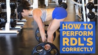 How to do Romanian Deadlifts Correctly and Safely [upl. by Yatnuahc860]