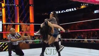 AJ Lee VS Paige Divas Championship Match WWE HELL IN A CELL 2014 Reaction [upl. by Bessy762]