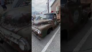 Lowered Ford F100 Pickup Truck shorts carshorts carshow pickuptruck truck car cars ratrod [upl. by Arihat]