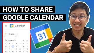 How to Share Google Calendar With Others STEPBYSTEP Tutorial [upl. by Enirhtac642]