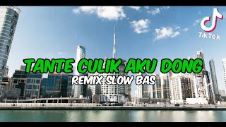 DJ DINGIN KERINGATAN X TANTE CULIK AKU DONG TANTE AJAK DUGEM DONG 🎶REMIX SLOW BASS COCOK BUAT SLOWMO [upl. by Lyell]