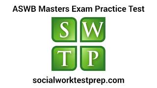 ASWB Masters Exam Practice Test [upl. by Lillith]