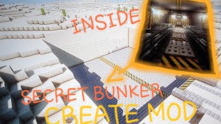 MINECRAFT BUNKER WITH CREATE MOD [upl. by Epolulot]