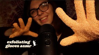 Exfoliating Gloves ASMR  Whisper Ramble✨ Glove Love Part 6 🧤 [upl. by Him149]